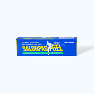 Gel Salonpas giảm đau cơ, đau lưng, đau khớp, cứng vai (tuýp 30g)