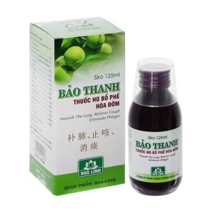 Siro Ho Bảo Thanh trị ho, tiêu đờm, viêm họng, viêm phế quản (chai 125ml)
