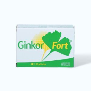 Viên nang Ginkor Fort điều trị suy tĩnh mạch, trĩ cấp tính (3 vỉ x 10 viên)