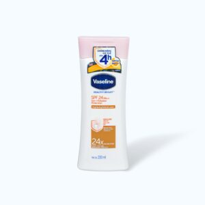 Sữa Dưỡng Da Toàn Thân VASELINE HEALTHY BRIGHT SPF24 PA++ giúp làm sáng và giúp chống nắng cho da 200ml