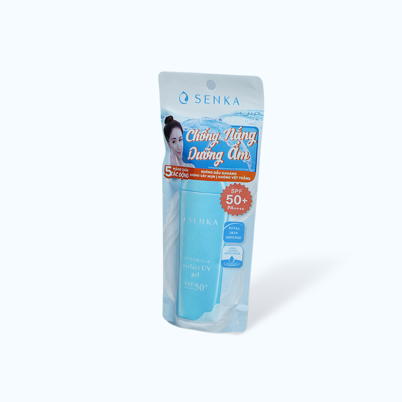Gel Sữa Chống Nắng SENKA Perfect UV Bảo Vệ Da Khỏi Tác Hại Của Tia UV SPF50+ PA++++ (Chai 80g)