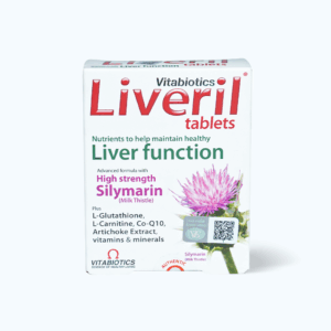 Viên uống Vitabiotics Liveril hỗ trợ bảo vệ gan (Hộp 30 viên)