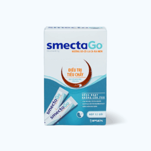 Hỗn dịch uống Smecta Go 3g điều trị tiêu chảy, rối loạn tiêu hóa (hộp 12 gói)