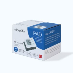 Máy đo huyết áp điện tử cổ tay tự động MICROLIFE W3 Comfort, hỗ trợ tầm soát nhịp tim (hộp 1 cái)