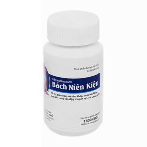 Viên uống Bạch Niên Kiện hỗ trợ giảm nguy cơ viêm khớp, thoái hóa khớp (Hộp 80 viên)