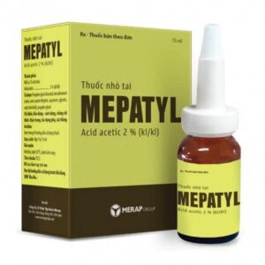 Thuốc nhỏ tai Mepatyl 2% 10ml điều trị các bệnh nhiễm khuẩn bề mặt của ống tai ngoài (chai 10ml)