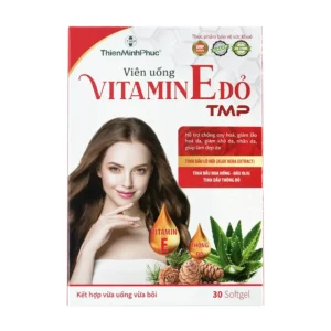 Viên uống TMP Vitamin E Đỏ hỗ trợ chống lão hóa (Hộp 30 viên)