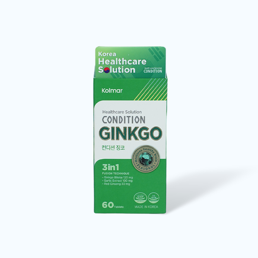 Thực phẩm bảo vệ sức khỏe CONDITION GINKGO (Hộp 60 viên)