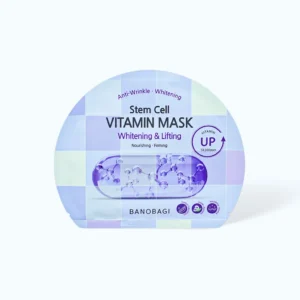 Mặt nạ BANOBAGI Stem Cell Vitamin Mask Whitening And Lifting Hỗ Trợ Dưỡng Sáng Da (Miếng 30g)