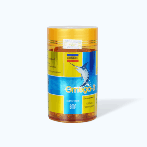 Viên uống dầu cá Costar Omega 3 1000mg bổ sung EPA và DHA (Lọ 100 viên)