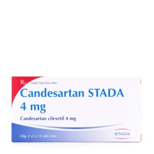 Viên nén Candesartan STADA 4 mg điều trị tăng huyết áp (2 vỉ x 14 viên)