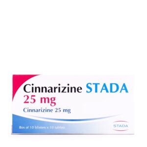 Viên nén Cinnarizine 25 mg STADA điều trị rối loạn tiền đình, say tàu xe (10 vỉ x 10 viên)