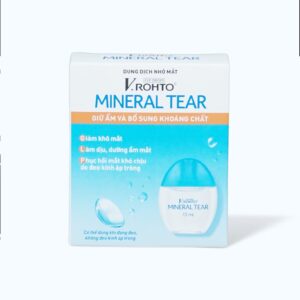 Dung Dịch nhỏ mắt VROHTO Mineral Tear giữ ẩm và bổ sung khoáng chất (Chai 13ml)