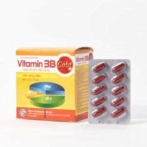 Viên uống Gold Dược Phúc Vinh bổ sung Vitamin 3B (Hộp 10 vỉ x 10 viên)