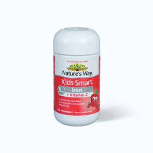 Viên nhai NATURE'S WAY Kids Smart hỗ trợ bổ sung sắt & vitamin C cho trẻ (Hộp 50 viên)