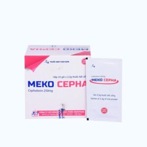 Thuốc bột uống Meko Cepha 250mg điều trị nhiễm khuẩn (hộp 24 gói)