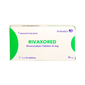 Rivaxored 15mg: Thuốc phòng ngừa đột quỵ, điều trị huyết khối tĩnh mạch sâu (1 vỉ x 14 viên)