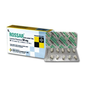 Thuốc Rossar 50mg điều trị tăng huyết áp (Hộp 3 vỉ x 10 viên)