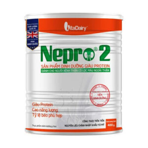 Sữa bột Nepro 2 VitaDairy cung cấp protein dành cho người bệnh thận (400g)