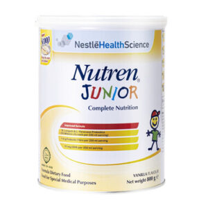 Sữa bột Nutren Junior cung cấp dinh dưỡng cho trẻ từ 1-10 tuổi (800g)