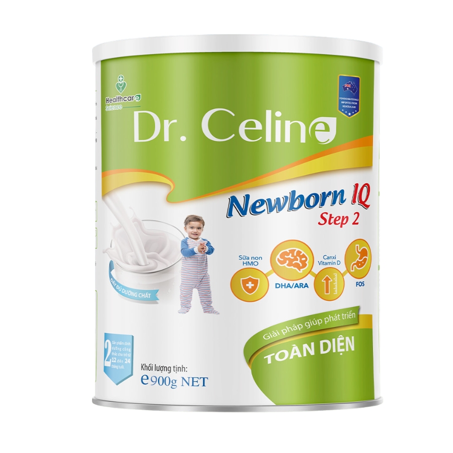 Sữa Dr. Celine Newborn IQ Step 2 tăng cường đề kháng cho trẻ từ 12-24 tháng tuổi