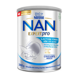Sữa NAN Expert Pro Lactose Free cho trẻ không dung nạp lactose từ 0 đến 3 tuổi (380g)