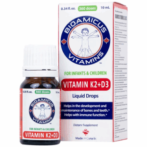 Thực phẩm bảo vệ sức khoẻ BioAmicus Vitamin K2 + D3 (10ml)