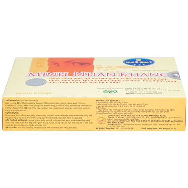 Thực phẩm bảo vệ sức khỏe Minh Nhãn Khang (30 viên)Thực phẩm bảo vệ sức khỏe Minh Nhãn Khang (30 viên)