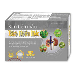 Kim Tiền Thảo Bách Nhiên Mộc hỗ trợ lợi tiểu, giảm nguy cơ sỏi tiết niệu (Hộp 60 viên)
