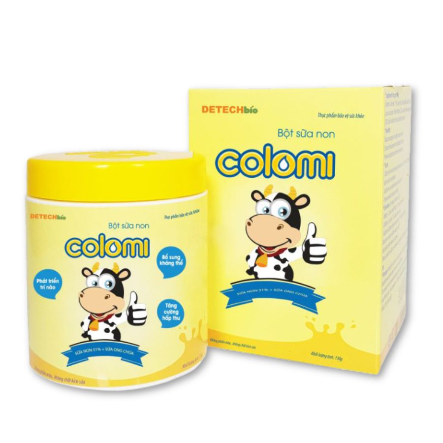 Thực phẩm hỗ trợ bé Bột sữa non Colomi 200g tăng đề kháng, hỗ trợ tiêu hoá, phát triển toàn diện (Hộp 200g)