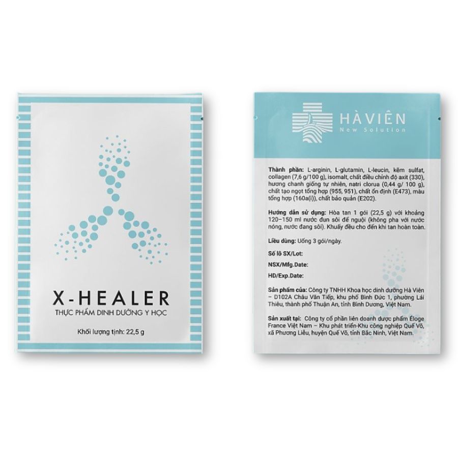 Thực phẩm dinh dưỡng X-Healer bổ sung acid amin và khoáng chất hỗ trợ lành vết thương (Hộp 21 gói)