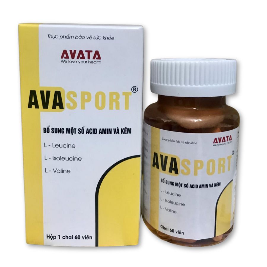 Thực phẩm phục hồi sức khoẻ Avasport hỗ trợ phục hồi cơ (Chai 60 viên)