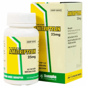 Thuốc Amitriptylin 25mg Danapha điều trị trầm cảm (100 viên)