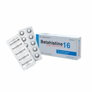 Thuốc Betahistine 16mg DHG điều trị chóng mặt do tiền đình (3 vỉ x 10 viên)