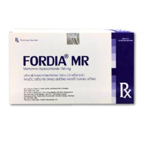 Thuốc Fordia MR 750mg United điều trị tiểu đường tuýp 2 (6 vỉ x 10 viên)
