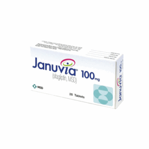 Thuốc Januvia 100mg  hỗ trợ chế độ ăn kiêng, cải thiện kiểm soát đường huyết tuýp 2 (2 vỉ x 14 viên)
