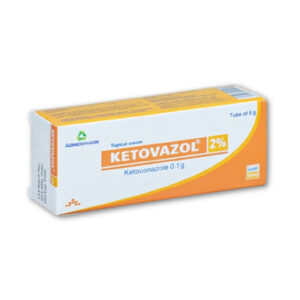 Thuốc KETOVAZOL 2% trị các bệnh nấm ngoài da và niêm mạc (Tuýp 5g)
