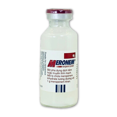 Thuốc kháng sinh Meronem 1g (1 lọ)
