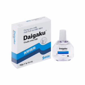 Thuốc nhỏ mắt Daigaku Santen điều trị mỏi mắt, sung huyết kết mạc