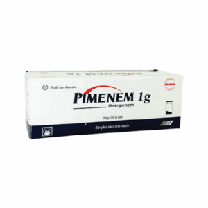 Thuốc Pimenem 1g điều trị nhiễm khuẩn như viêm phổi, viêm màng não, nhiễm khuẩn da