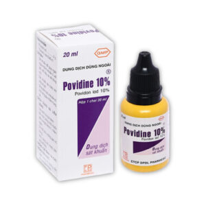 Thuốc Sát Khuẩn Povidine 10% Ngăn Ngừa Nhiễm Khuẩn Ở Vết Thương (Chai 20ml)