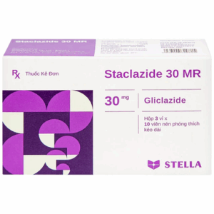 Thuốc Staclazide 30 MR Stella điều trị đái tháo đường tuýp 2 (3 vỉ x 10 viên)
