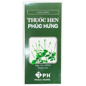 Cao lỏng thuốc hen Phúc Hưng 250ml điều trị hen phế quản, viêm phế quản mạn tính