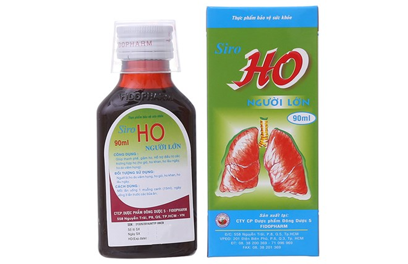 Siro Ho Người Lớn FidoPharma