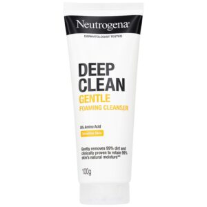 Sữa rửa mặt Neutrogena Deep Clean Gentle Foaming Cleanser dưỡng ẩm (100g)