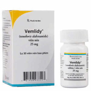 Thuốc Vemlidy 25mg Gilead điều trị bệnh nhiễm virus, viêm gan siêu vi B (30 viên)