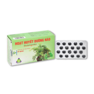 Viên bao đường hoạt huyết dưỡng não Dutamginko (5 vỉ x 20 viên)