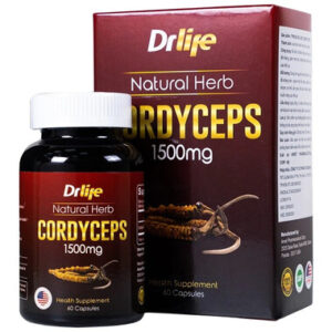 Viên uống Đông Trùng Hạ Thảo Dr Life Natural Herb Cordyceps 1500mg