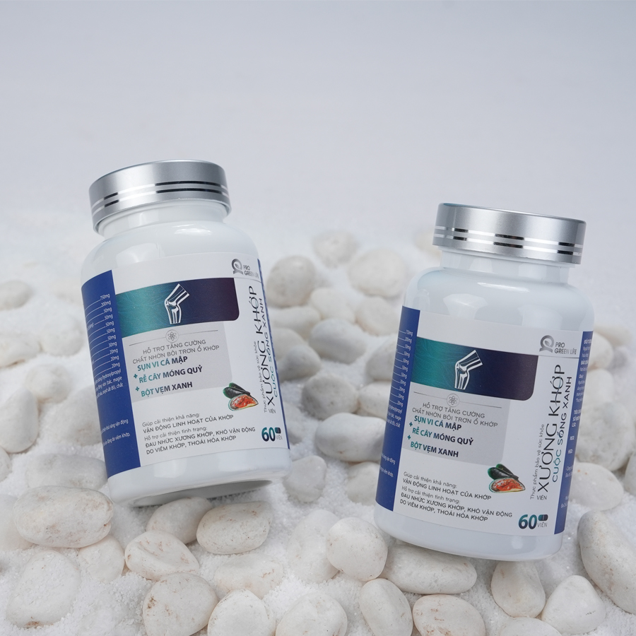 Thực phẩm bảo vệ sức khỏe Viên xương khớp Cuộc Sống Xanh (Hộp 60 viên)