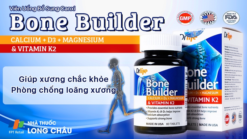 Viên uống bổ sung canxi Bone Builder - Drlife 2